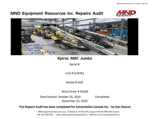 Mining Equipment Repair Audits