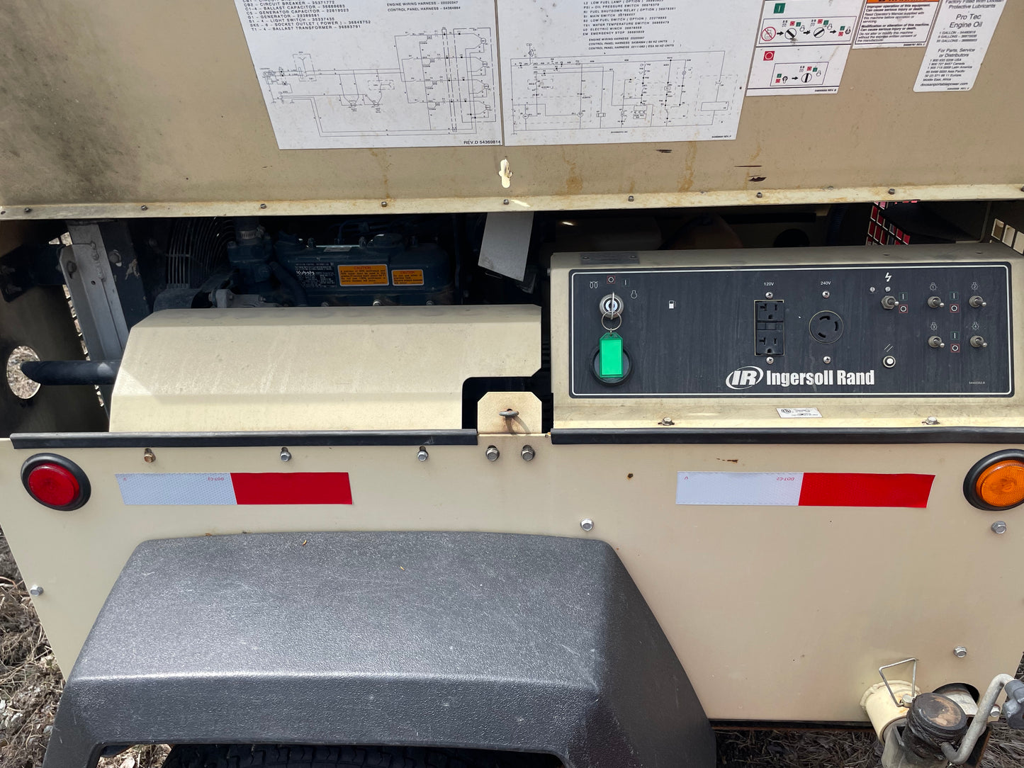 Kubota-Powered 6kW Generator – Low Hours, 120/240V Output