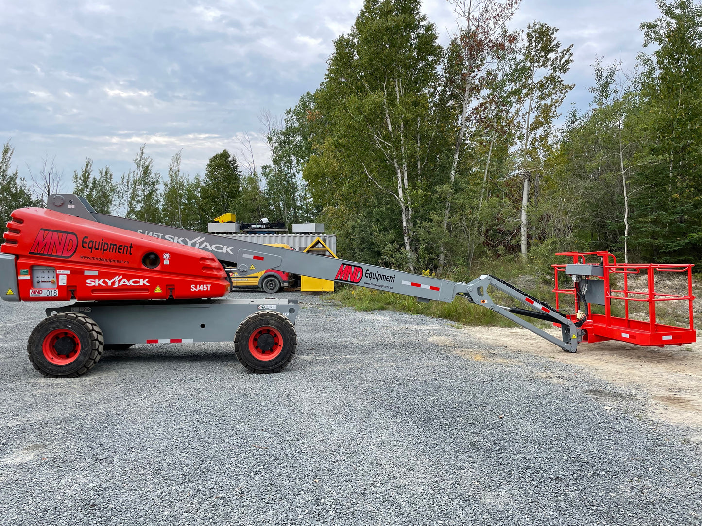 Skyjack SJ45 – 4WD Diesel Boom Lift with 660 lb Capacity & Telematics Ready