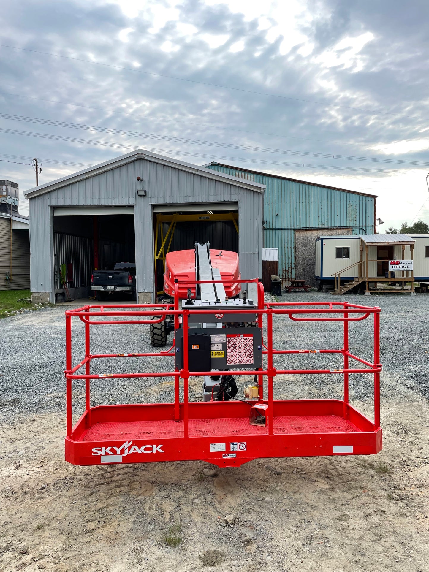 Skyjack SJ45 – 4WD Diesel Boom Lift with 660 lb Capacity & Telematics Ready
