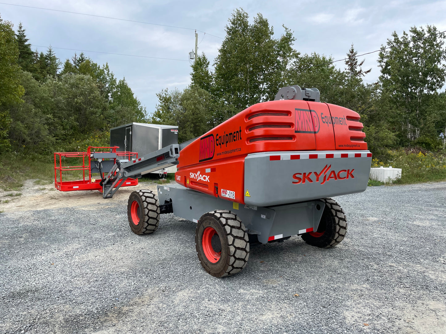 Skyjack SJ45 – 4WD Diesel Boom Lift with 660 lb Capacity & Telematics Ready