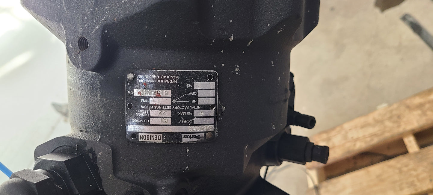 Maclean Bolter PAVC Pump  Medium Pressure/Super Charged Piston Pump